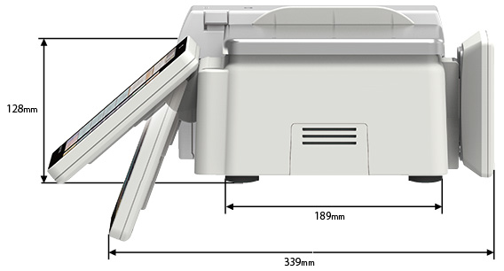 大型カラー画面を堂々搭載。SL-5300