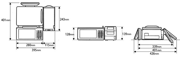 大型カラー画面を堂々搭載。SL-5300