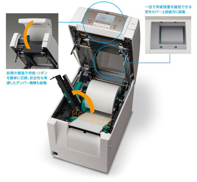 東芝テック製ラベルプリンター BA420T-TS12-S