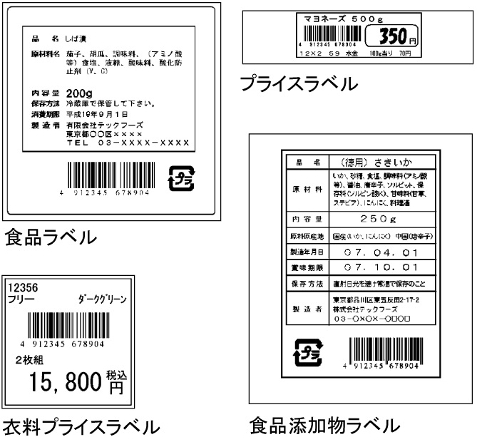 ラベルプリンタ B-SA4TP