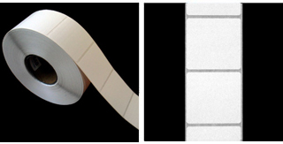 白無地サーマルラベル　（40mm&times;23mm）