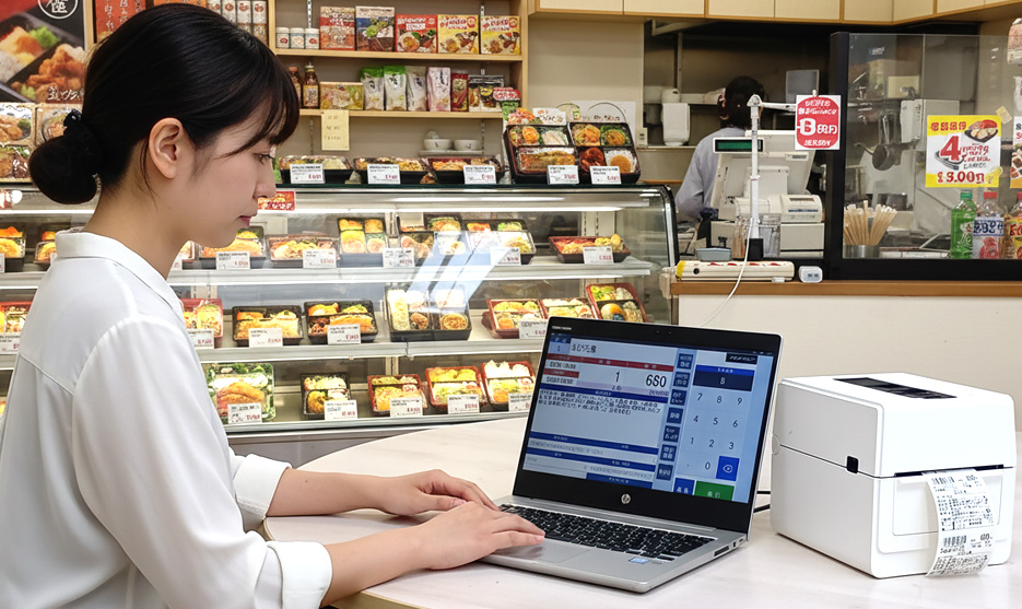 食品表示向けラベル発行システム プリントサーバーFL